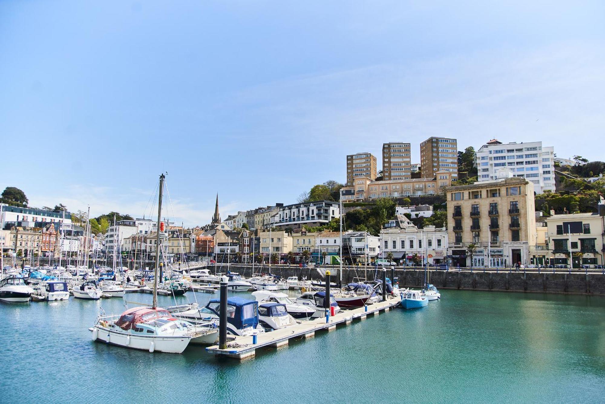 The Moorings - Stylish Duplex Apartment On Torquay Harbourside Eksteriør billede